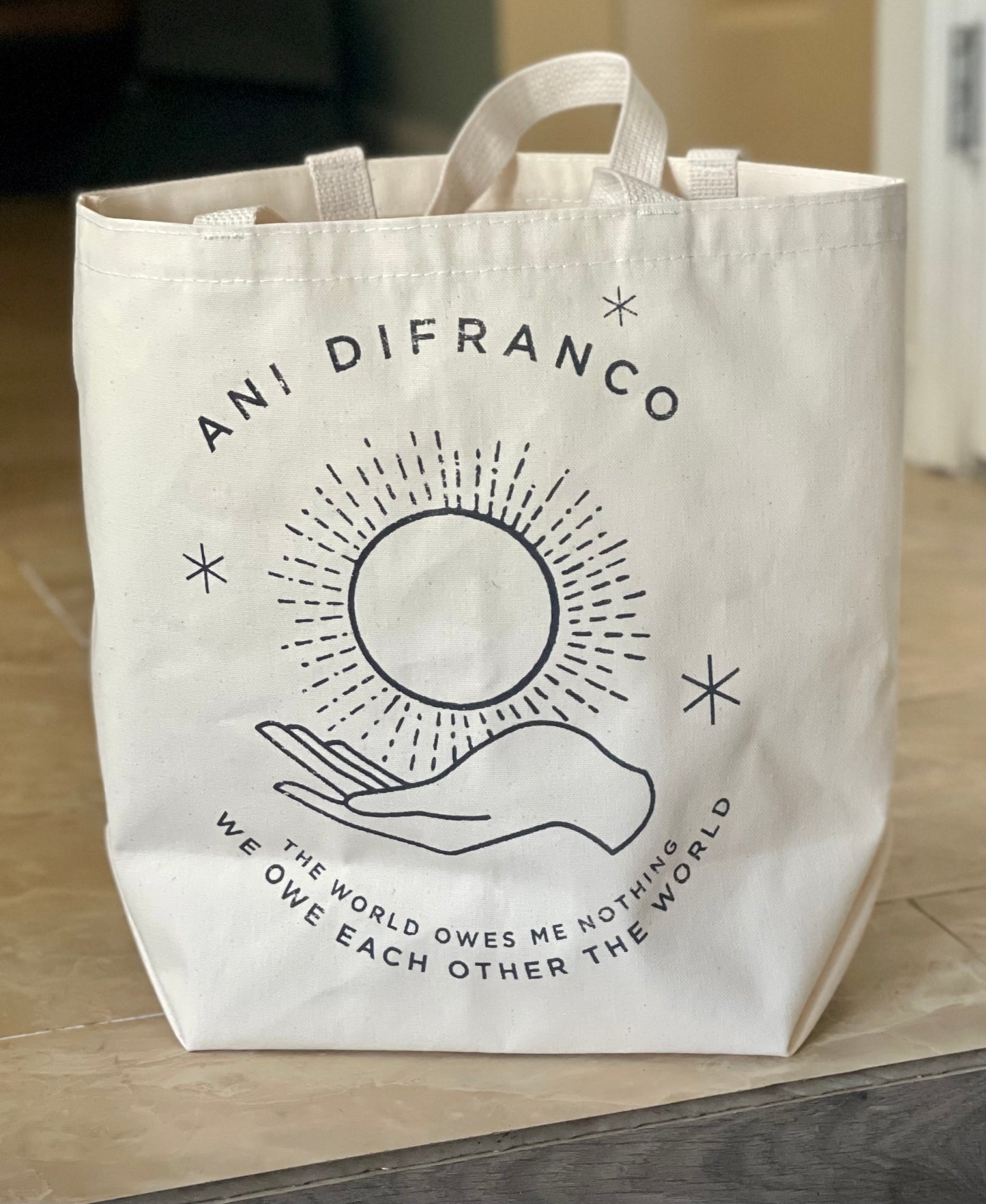 Grocery Tote (Joyful Girl)