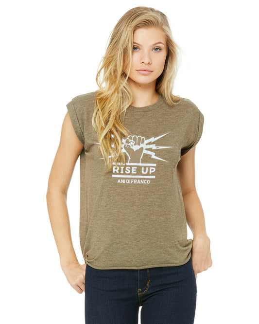 Rise Up Ladies' Flowy Muscle T-Shirt